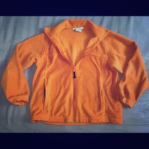 Orange Columbia Fleece Jacket